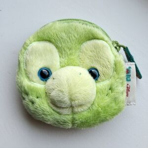 Green Plush Coin Purse